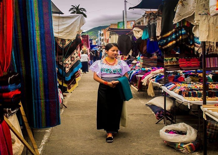 Visiting the Otavalo Market day tour Ecuador